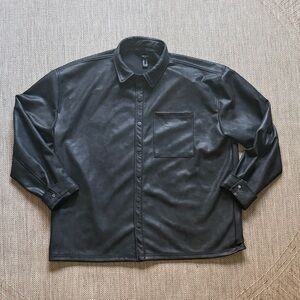 Forever 21 Black Men's Leather Jacket